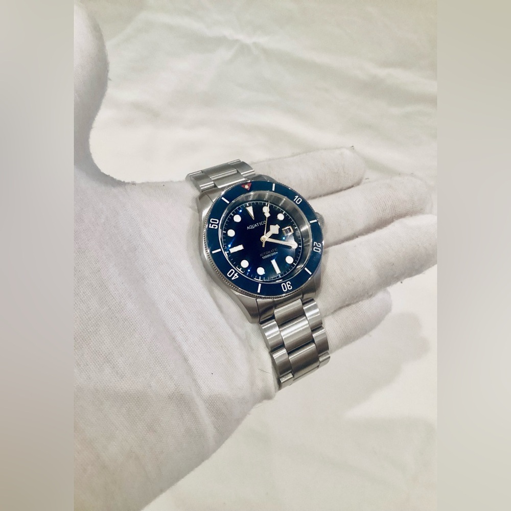 Aquatico Sea Star V2 Automatic 42mm Black Dial 300m Dive Watch - Picture 6 of 16